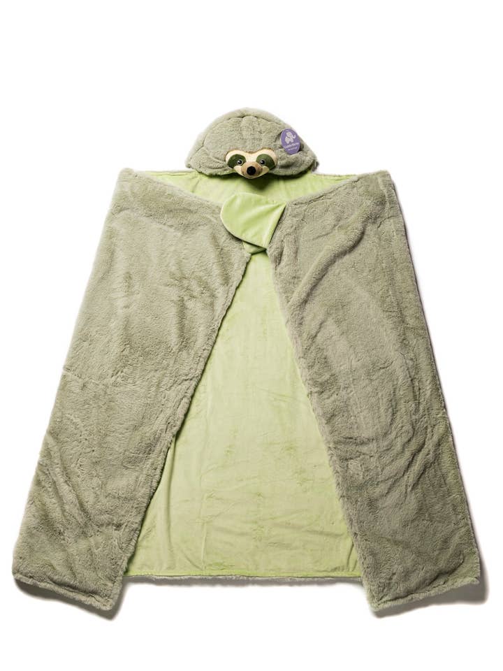 Plushland - Wholesale Security/Cuddle Blanket - Baby - Cuddleworks Weighted Plush Hooded Blanket - Sensory Comfort4