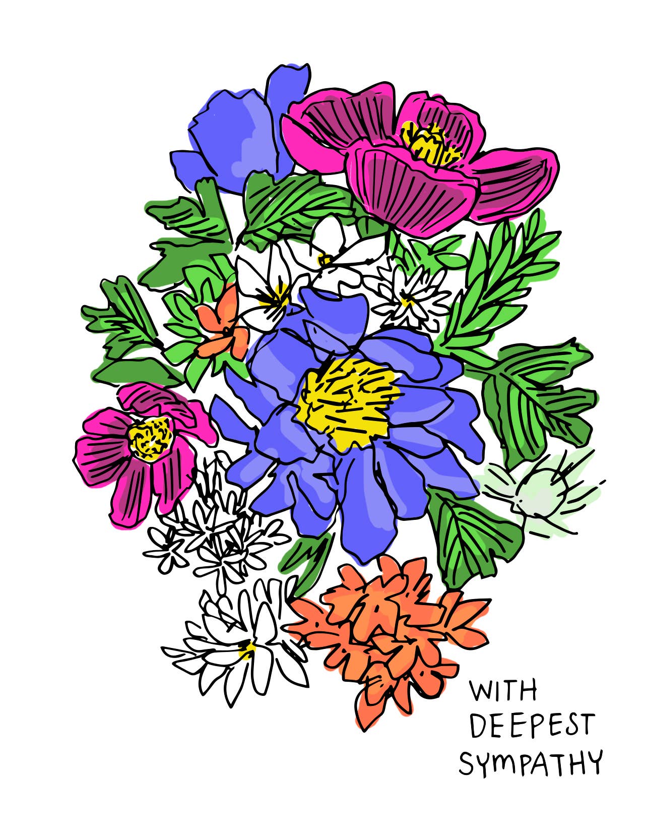 ARTJADEN - Wholesale Sympathy Card - Sympathy1