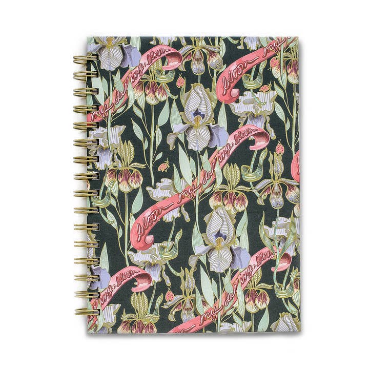 Bloom My Darling Cahier à spirale pour la vente par Good Juju Ink