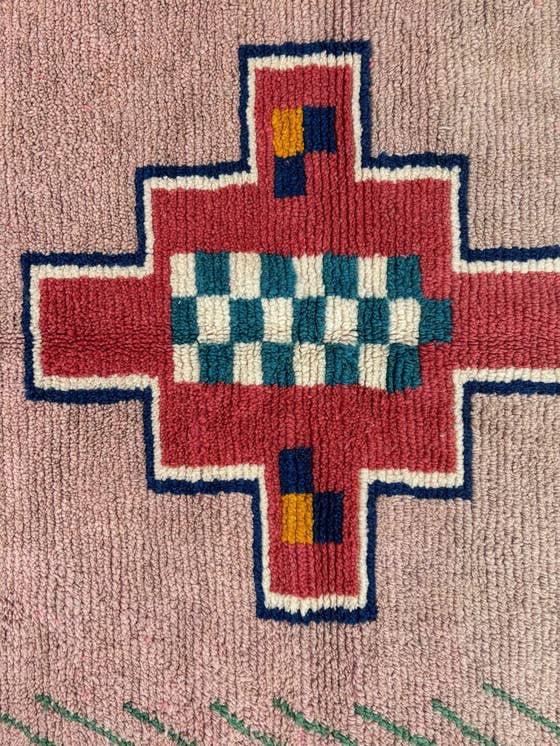 BohoVibeCraft - Wholesale Area Rug - Pink-moroccan-hand-made-wool-rug-Large Moroccan Rug6