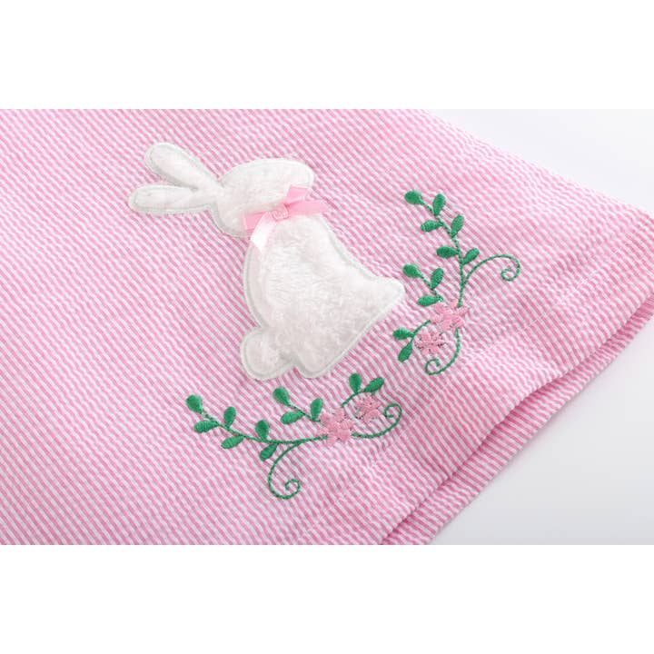 Lil Cactus - Wholesale Dress - Kids - Pink Fuzzy Easter Bunny Swing Dress