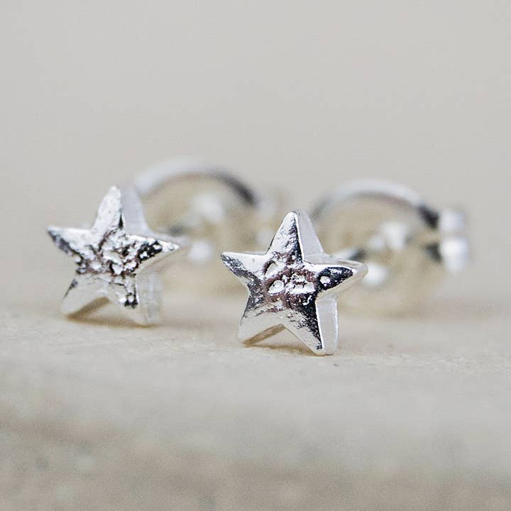 Lucy Kemp Jewellery - Wholesale Stud/Post Earrings - Sterling Silver Mini Studs - Star0