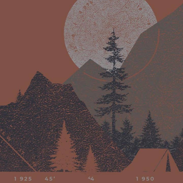 Black Lantern - Wholesale Screen printed t-shirt – Men′s - Camp & Topo Men's Camping Themed T-Shirt1