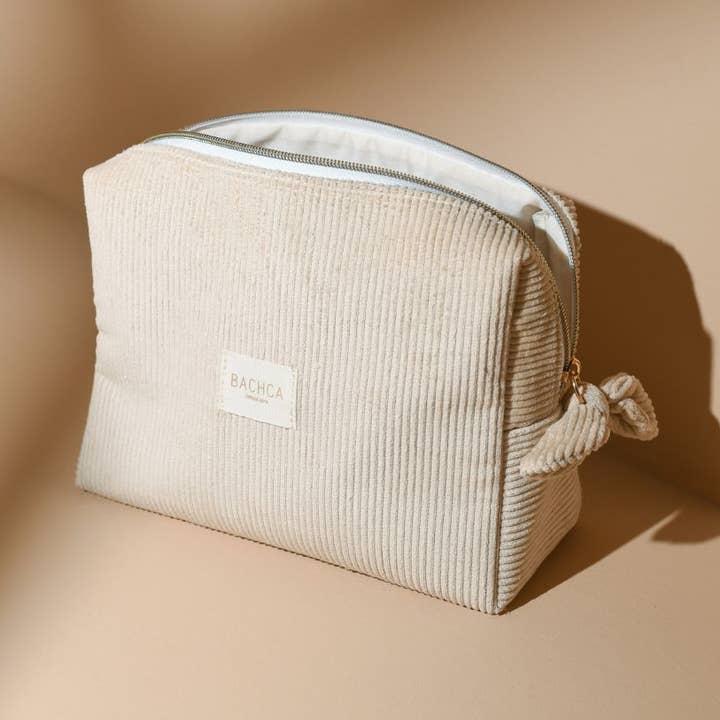 Velvet toiletry bag for wholesale by Bachca