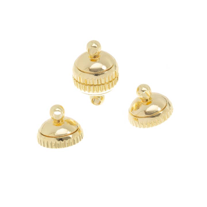 Jewel Pledge - Wholesale Clasp - Magnetic Gold and Silver Clasp for jewelry CLG131-CLS1312