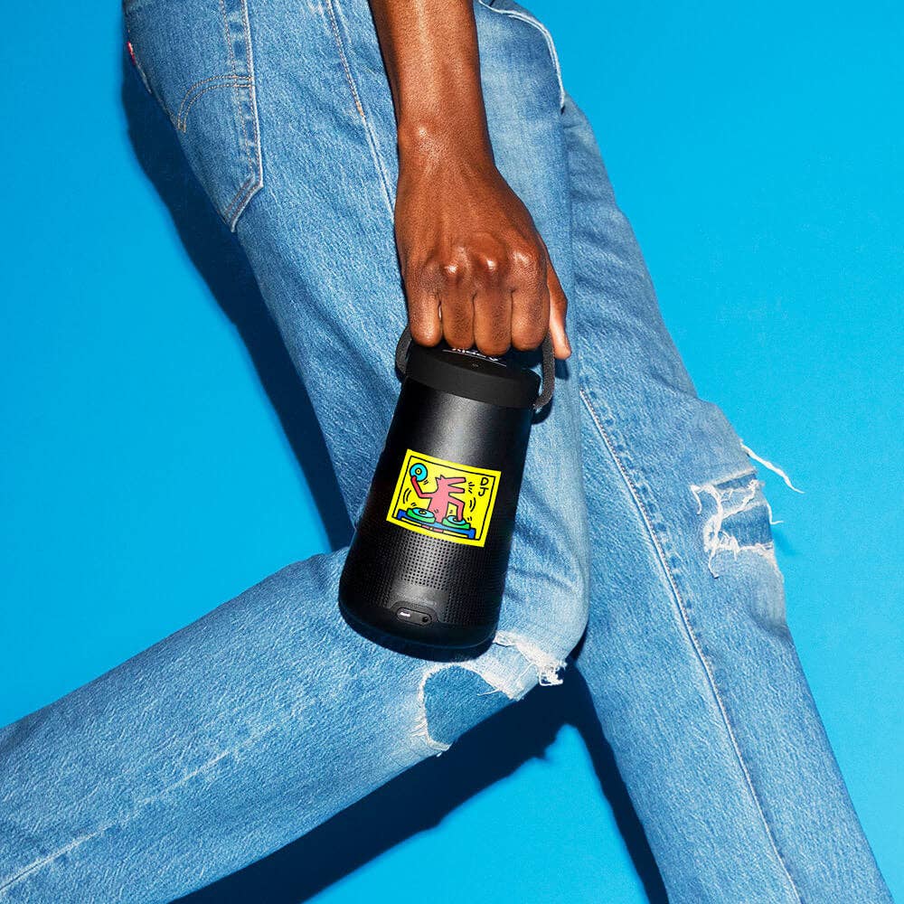 Apply Stickers - Wholesale Sticker - DJ Dog by Keith Haring - Die-Cut Sticker1