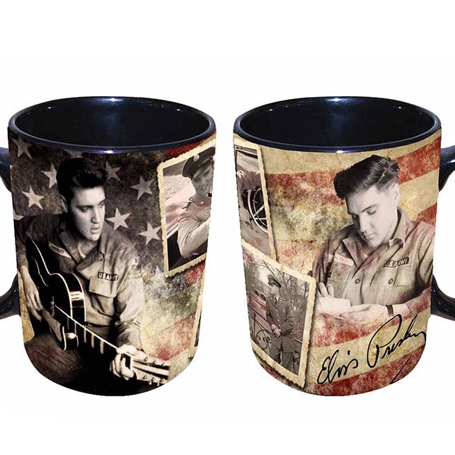 Elvis Mug - Flag Army for wholesale by MID-SOUTH PRODUCTS