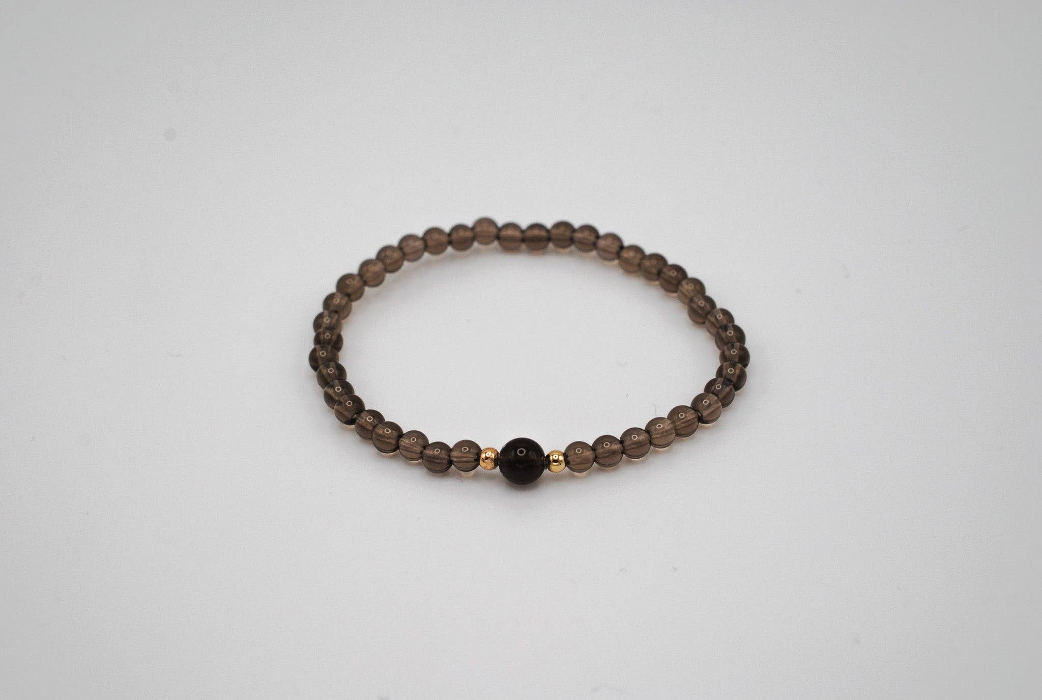 Ripple | Reiki Infused Jewelry – Engroshandel Perlearmbånd – Røgkvarts Horisont Armbånd2