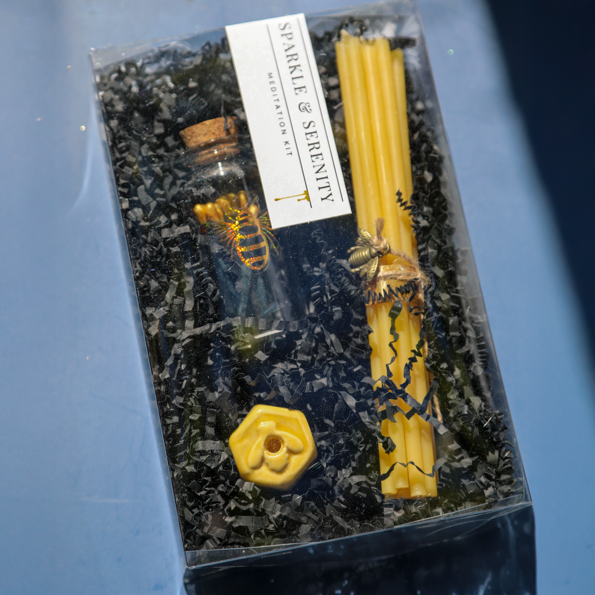 The Enchanted Hive - Wholesale Meditation Supplies - Sparkle & Serenity BEE STILL Personal Meditation Kit0