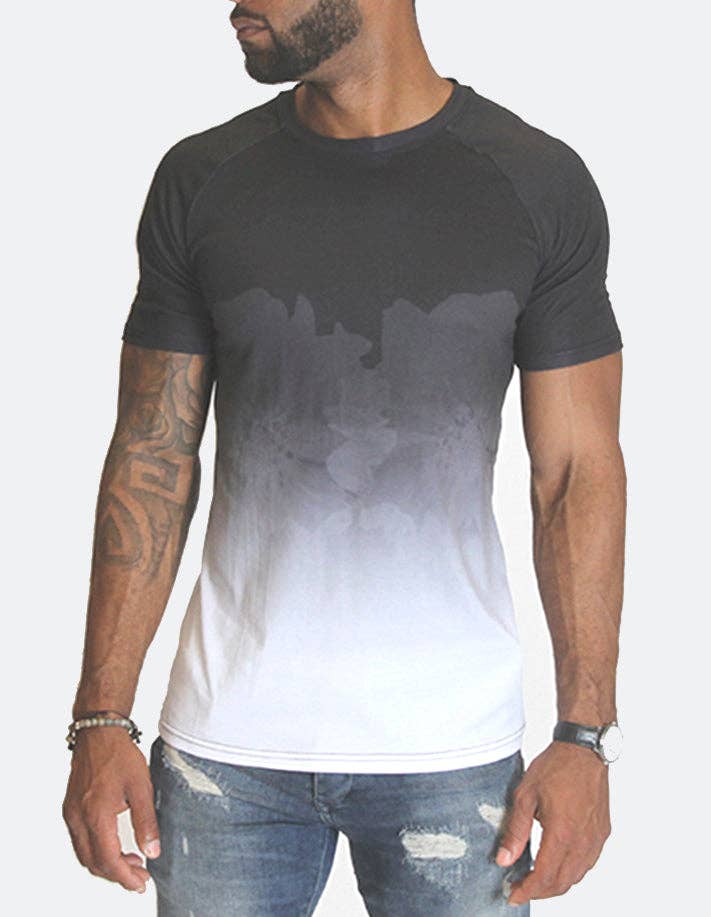 KRIOSWEAR - Wholesale T-Shirt - Men's - KRIOS - Flower Fade T-shirt1