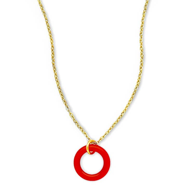Phish Donut Necklace ~ Large for wholesale by Hiouchi Jewels | Rose & Bolt Grateful Dead Jewelry