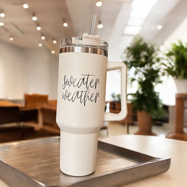 Gia Roma - Wholesale Insulated mug/tumbler - Fall Tumblers with Handle & Lid | Modern Autumn Travel Mugs41