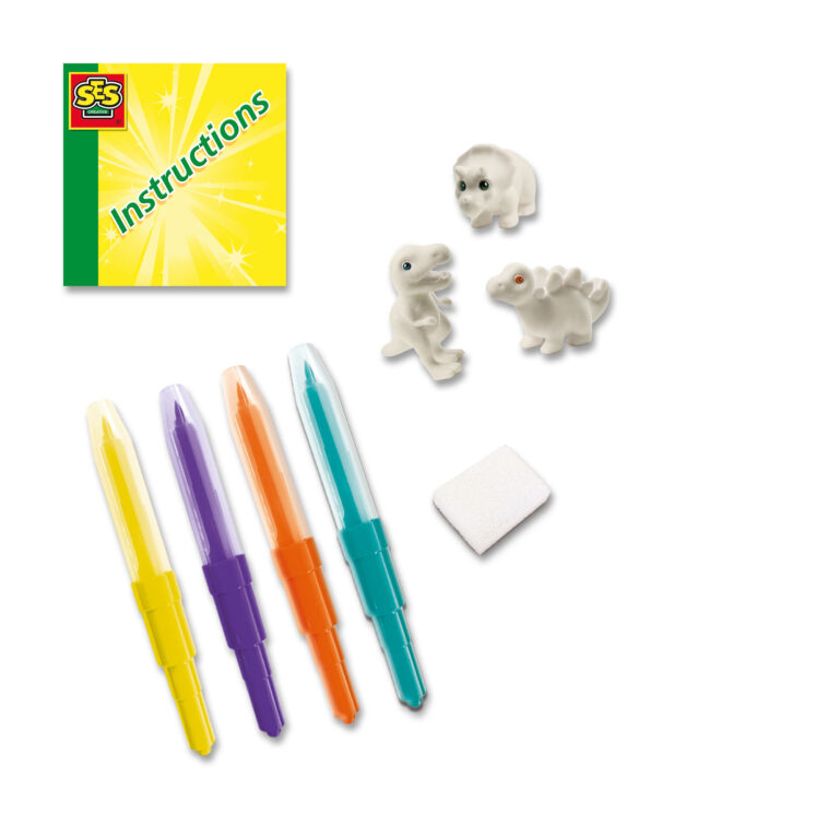 Robbie Toys Ltd – wholesale Toy set – Kids – Blow airbrush pens - Dinosaurs 3x4