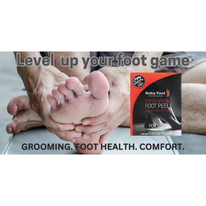 BABY FOOT USA - Wholesale Foot Mask - Exfoliation Foot Peel for Men