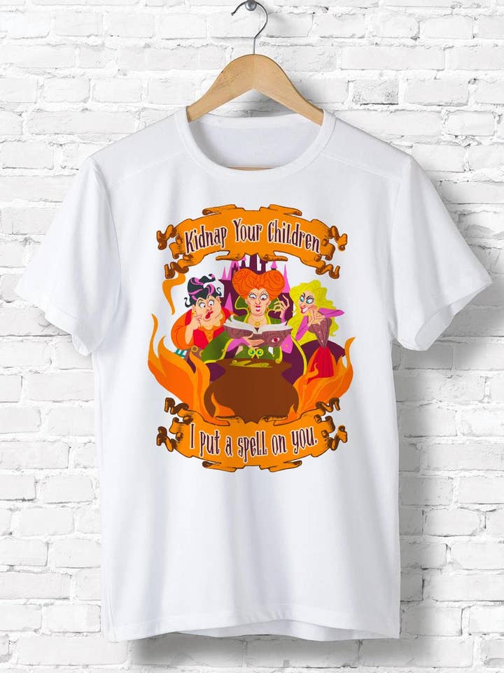 Chemise Hocus Pocus Kidnap Your Children I Put A Spell On You pour la vente par iBuyCanvas