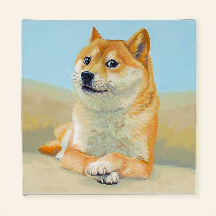 Pintura de Doge por atacado de Robin Good Art & Design