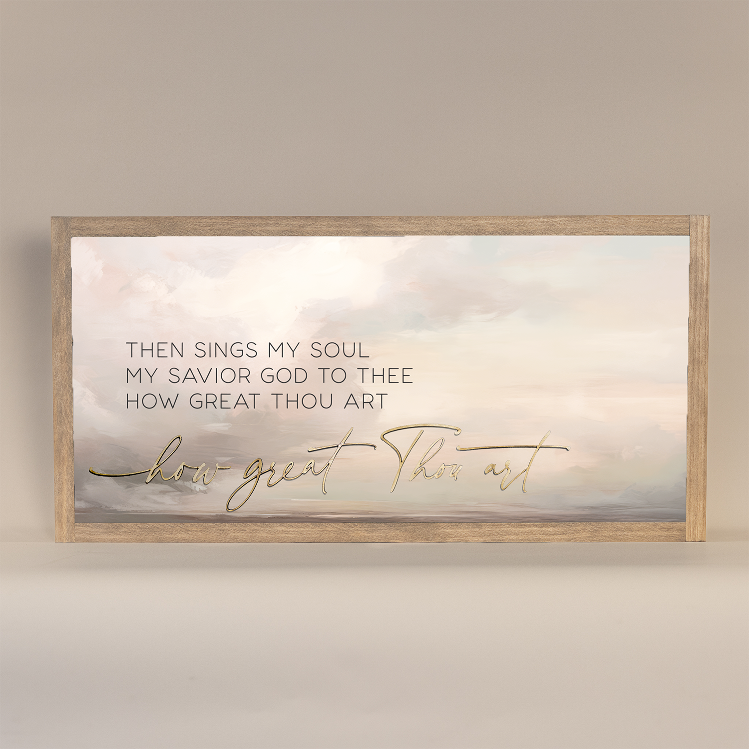 Joyfully Said - Wholesale Wall Sign - How Great Thou Art0