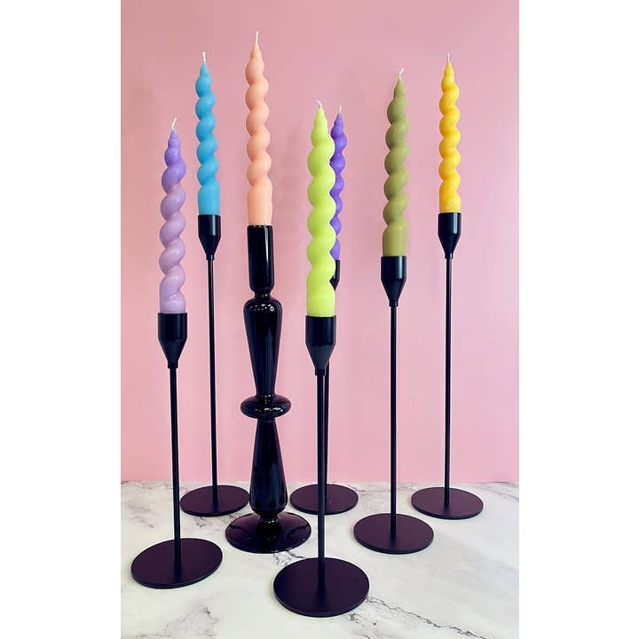 Vela de Cera de Soja Espiral Twist Decor Summer, Vela Cera de Abelha por atacado de Carol Cao