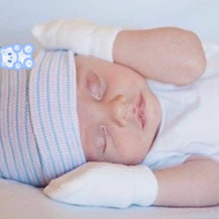 Jolly Bundles - Vendita all'ingrosso Muffole - Neonati - Muffole per neonati Earth e Blue Scratch Mittens/Guanti da neonato2