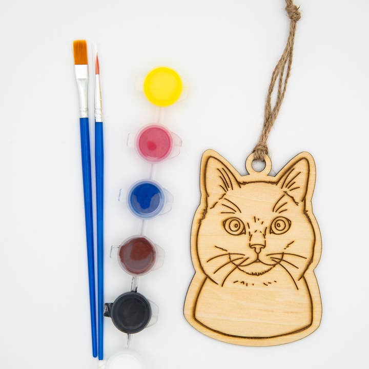 Paint Your Own Kit: Cats! for wholesale by Jennifer Schiano Studio