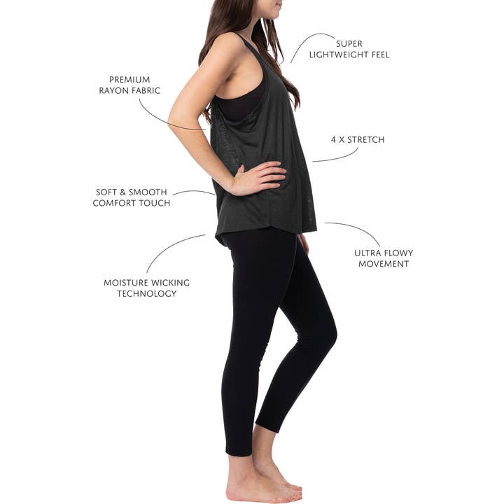 I-Wear Brands – wholesale Tank top – Women′s – 5 Pack Women's Racerback Rayon-Stretch Tank Tops2