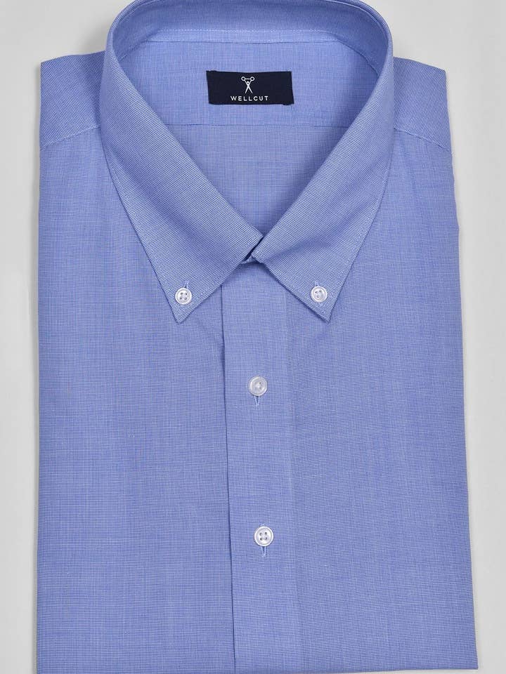 The Ryan, Blue Shirt for wholesale by Well-Cut