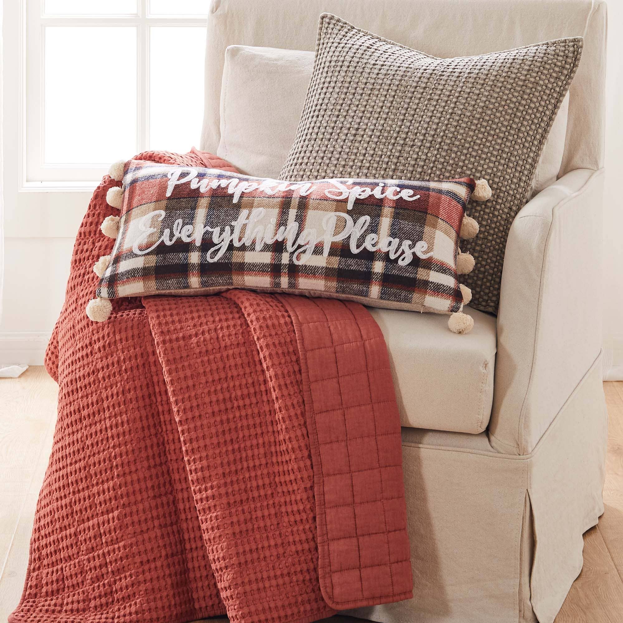 Levtex Home - Wholesale Throw Blanket - Mills Waffle Quilted Throw26