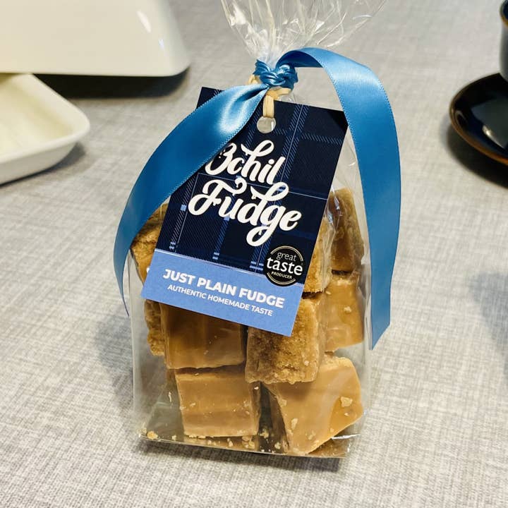 Just Plain Fudge - Hand Tied Gift Bag for wholesale by Ochil Fudge