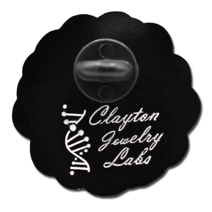 Camellias Flower Hard Enamel Pin for wholesale by Clayton Jewelry Labs