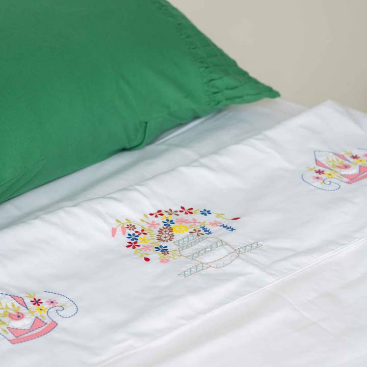 Lazybones - Wholesale Flat Sheet - Homespun Flat Sheet *organic cotton