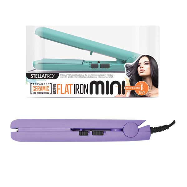 Majestic Wholesale - Wholesale Straightener/Flat Iron - STELLA PRO FLAT IRON MINI 374F ASSORT COLORS1