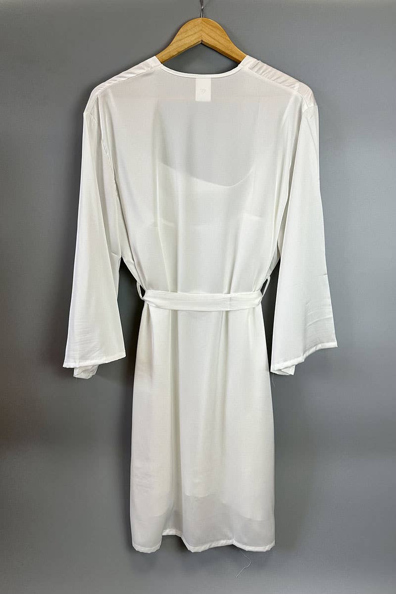 Assortito Set pigiama camicia da notte e accappatoio in seta imitazione in vendita all'ingrosso su Faire4