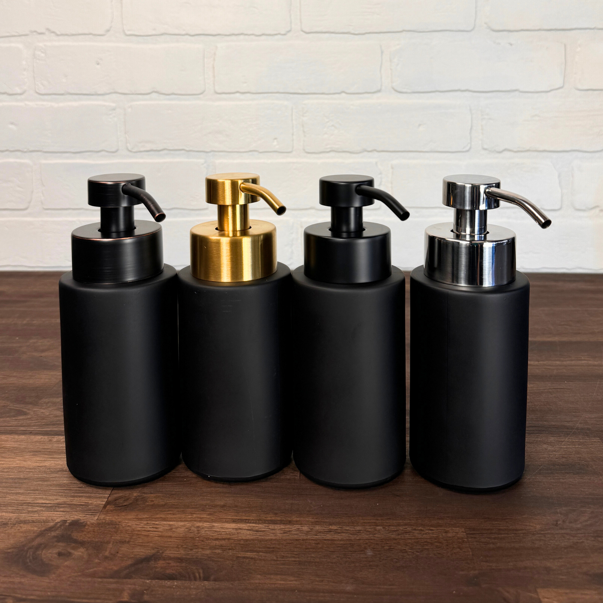 The Bottle Shoppe - Wholesale Soap Dispenser - Farmhouse Foaming Glass Soap Dispenser w/ metal pumps8