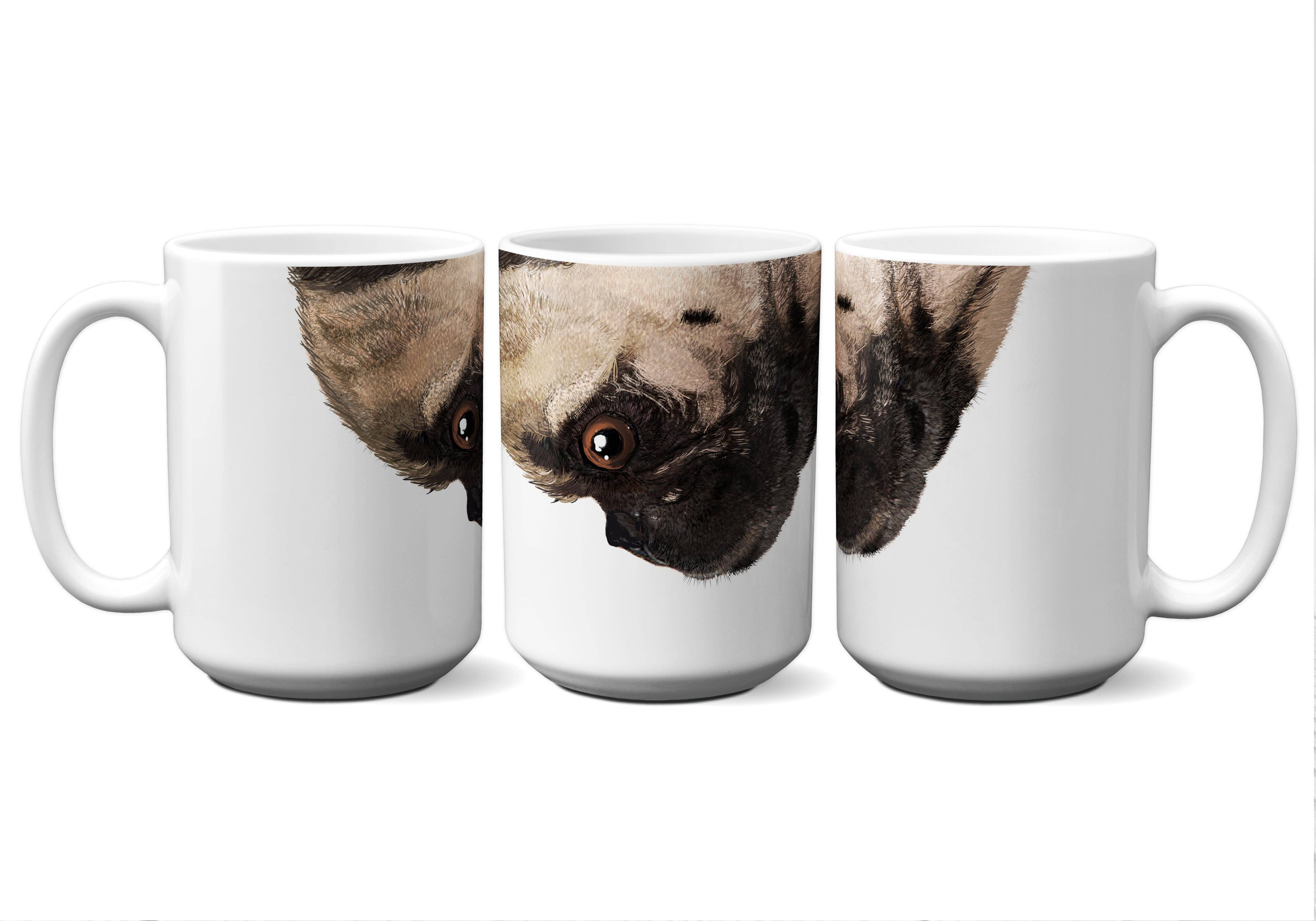 American Brand Studio – Engroshandel Kaffekrus – Pug af Snout Mugs®1