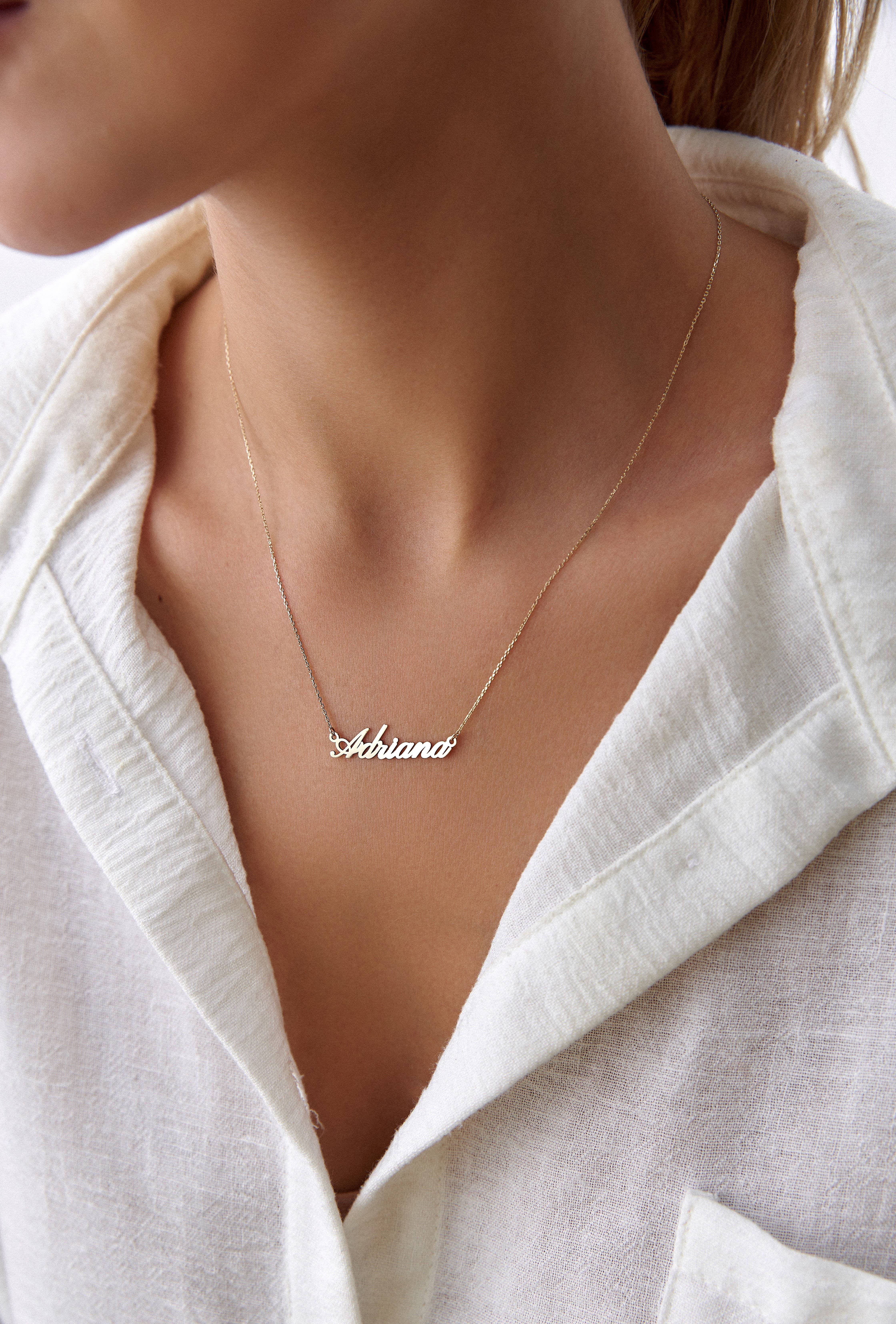 JoyPersonalized – Großhandel Kette mit Anhänger/Charm – Personalisierte Namenskette, benutzerdefinierte Namenskette für Frauen7