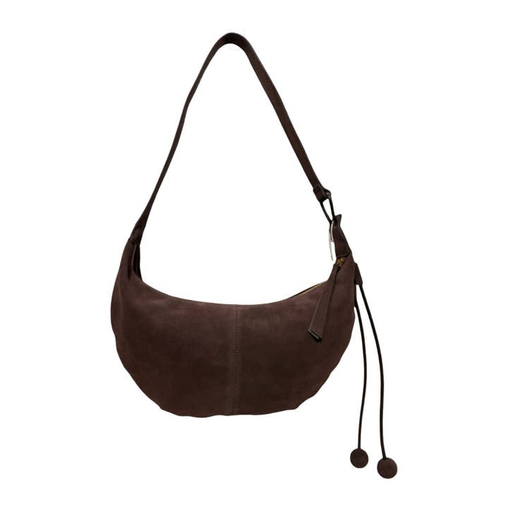 CLEA SUEDE LEATHER SHOULDER BAG for wholesale by Louisa lee