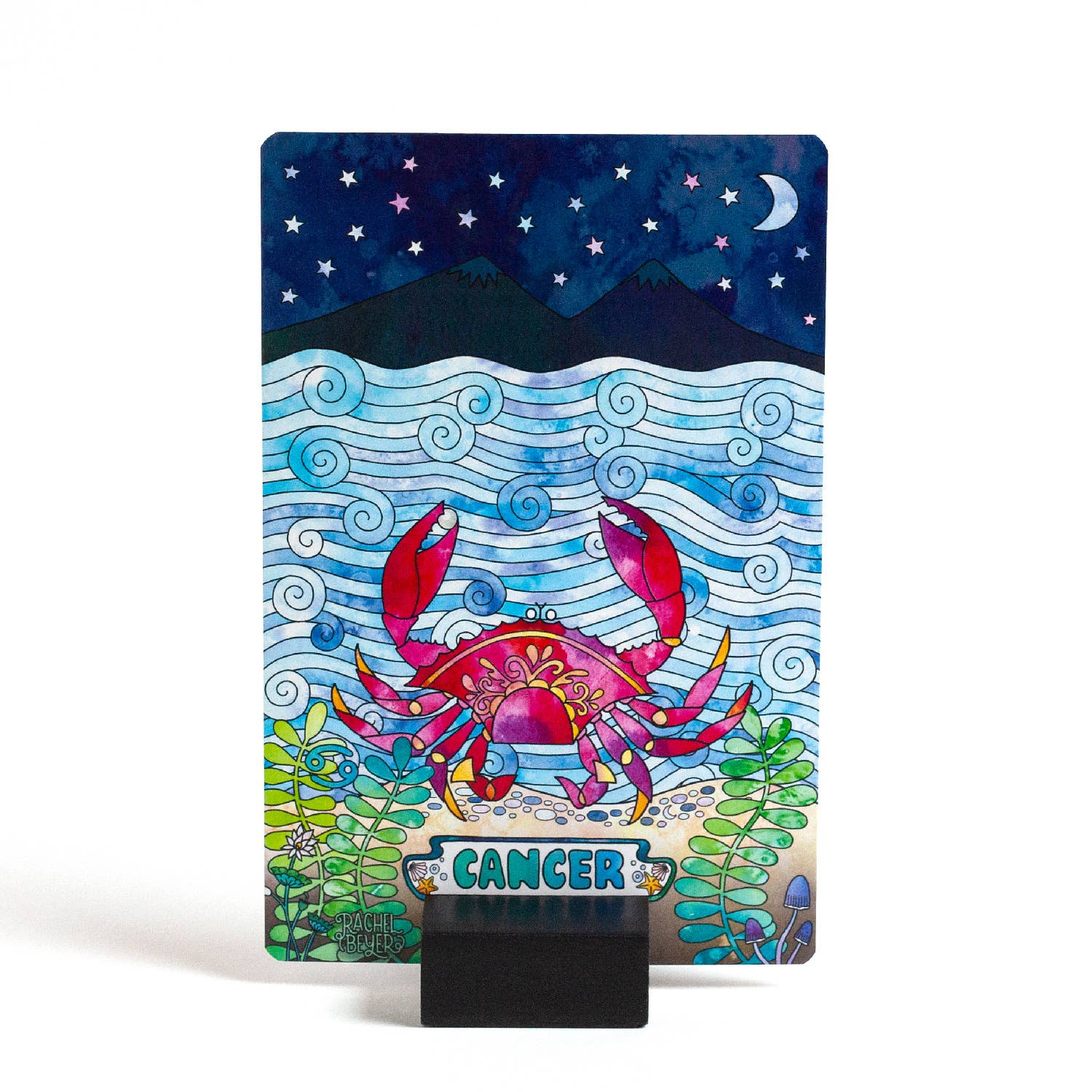 Rachel Beyer - Wholesale Art Print - Cancer Zodiac Mini Art Print3