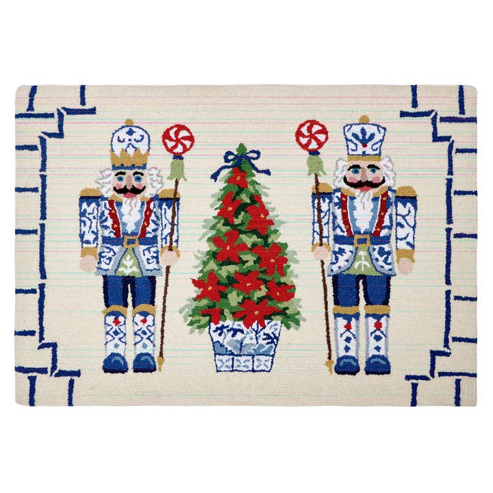 Tapis crocheté casse-noisettes chinoiserie pour la vente par Peking Handicraft
