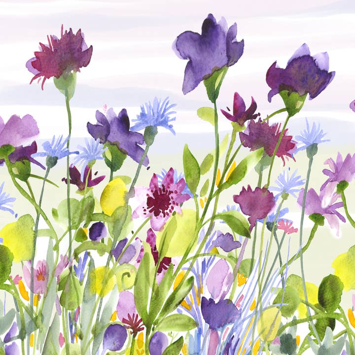 Diana Fegredo Studio - Wholesale Everyday Greeting Card - Cornflowers Greetings Card 1