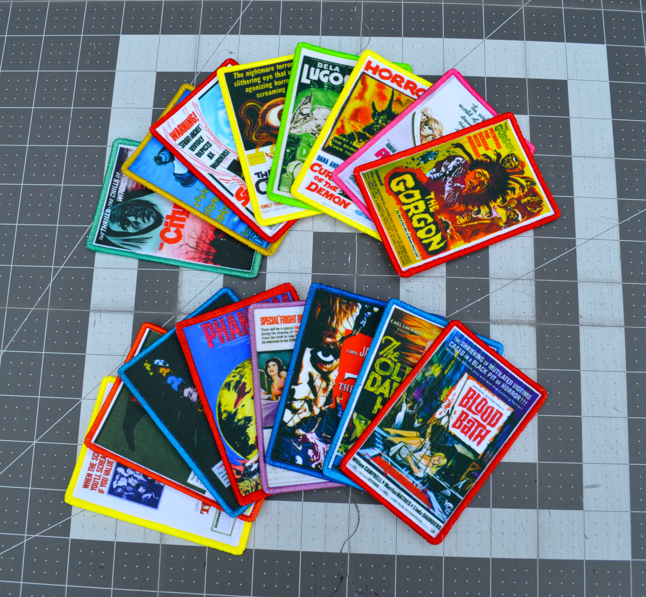 Thread By Dawn - Wholesale Patch - Classic Horror and Sci-Fi Movie 4" inch Iron On/Sew On Printed Patches2