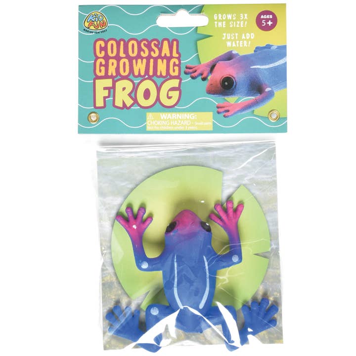 Colossal Growing Frog 24-unit case pack for wholesale by US Toy Company