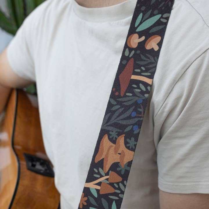 Guitar Strap - Forest Foliage for wholesale by Wildtree
