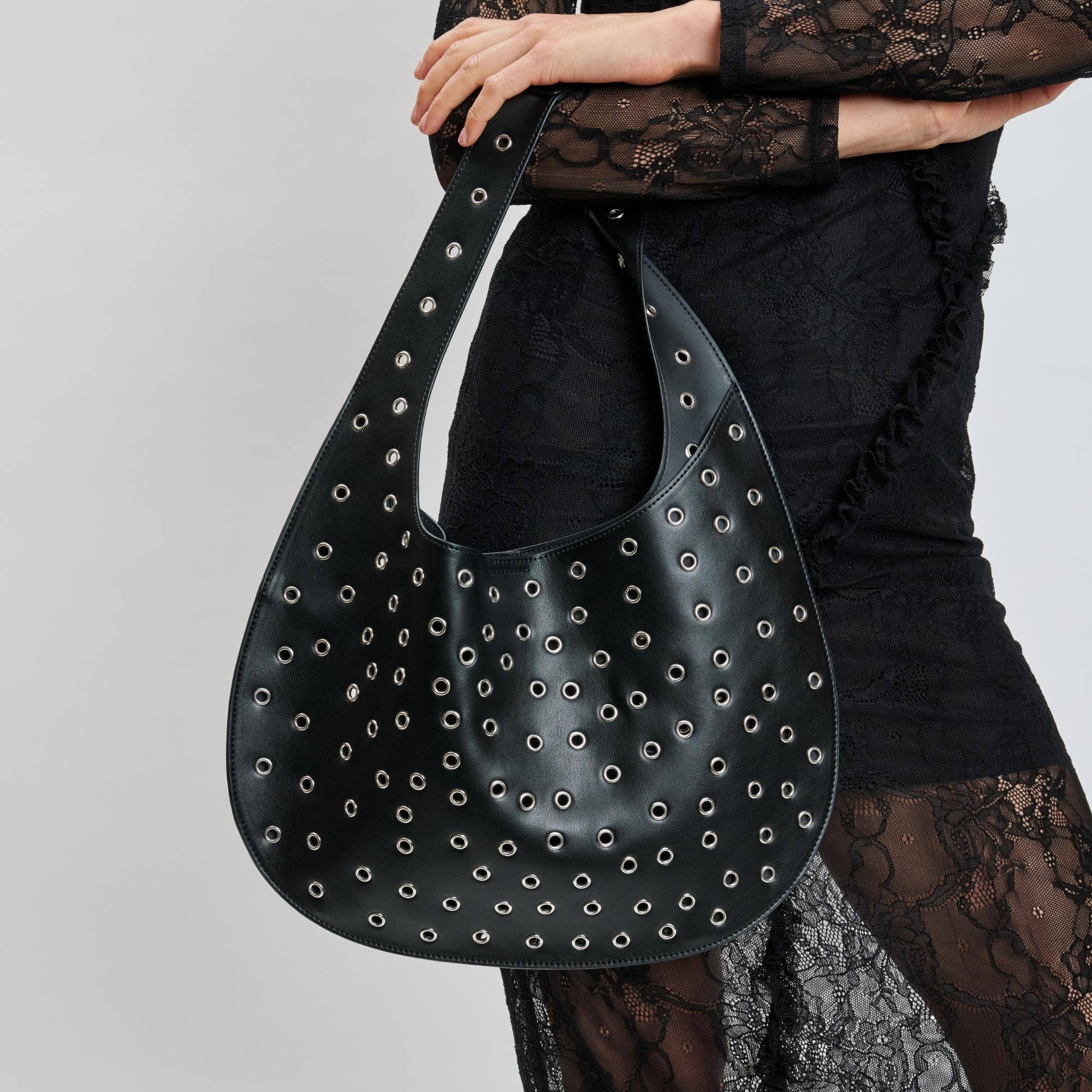 Nero Turner Gromet Hobo in vendita all'ingrosso su Faire1