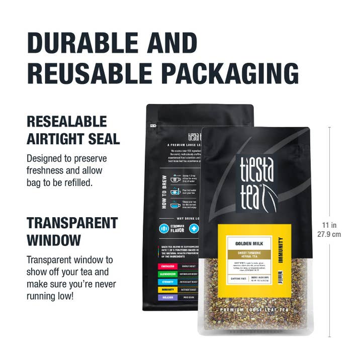 Tiesta Tea Company (loose leaf teas & accessories) - Wholesale Loose Tea - Golden Milk - Sweet Turmeric Herbal Tea21