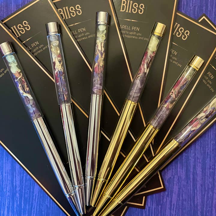 Vampire Unicorns - Wholesale Pen - Magickal Witchy Spell Pens / Bewitch Bliss Prosperity Serene3