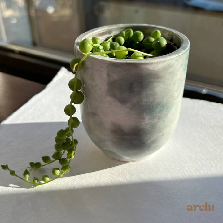 Ceramic Pot - Plants, Makeup Brushes, Pen Holder for wholesale by Archi