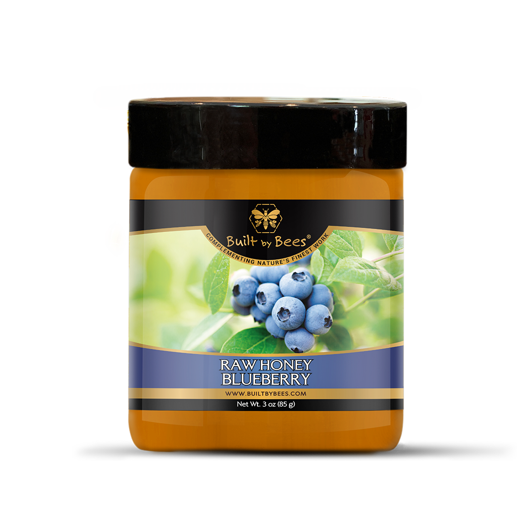 Built by Bees - Wholesale Honey - Raw Blueberry Honey 3 oz1
