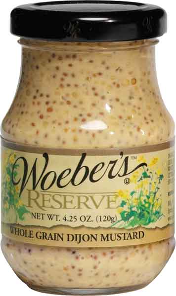 Hudson Meat Company - Wholesale Mustard - MUSTARD RESERVE DIJON WHL GRAN    -    WOEBER0