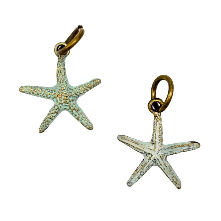 Starfish Charm (available with bracelet or necklace) for wholesale by Gleeful Peacock