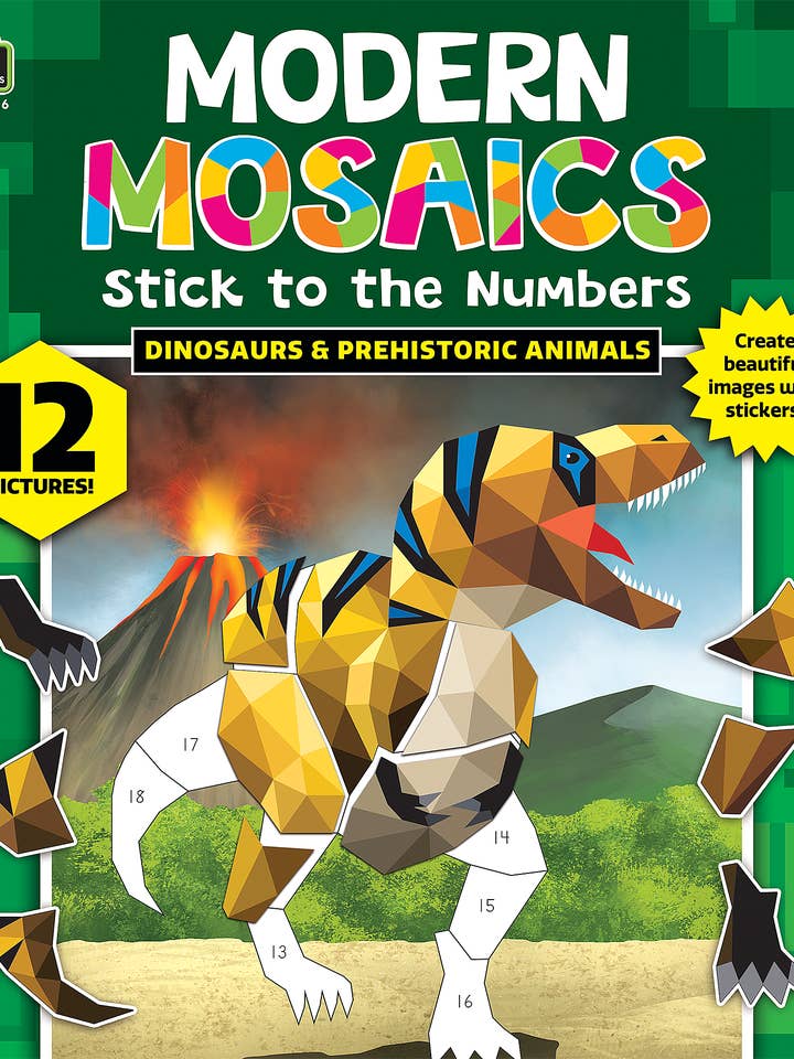Dinosaurios y animales prehistóricos Mosaicos modernos para venta al por mayor de Teacher Created Resources